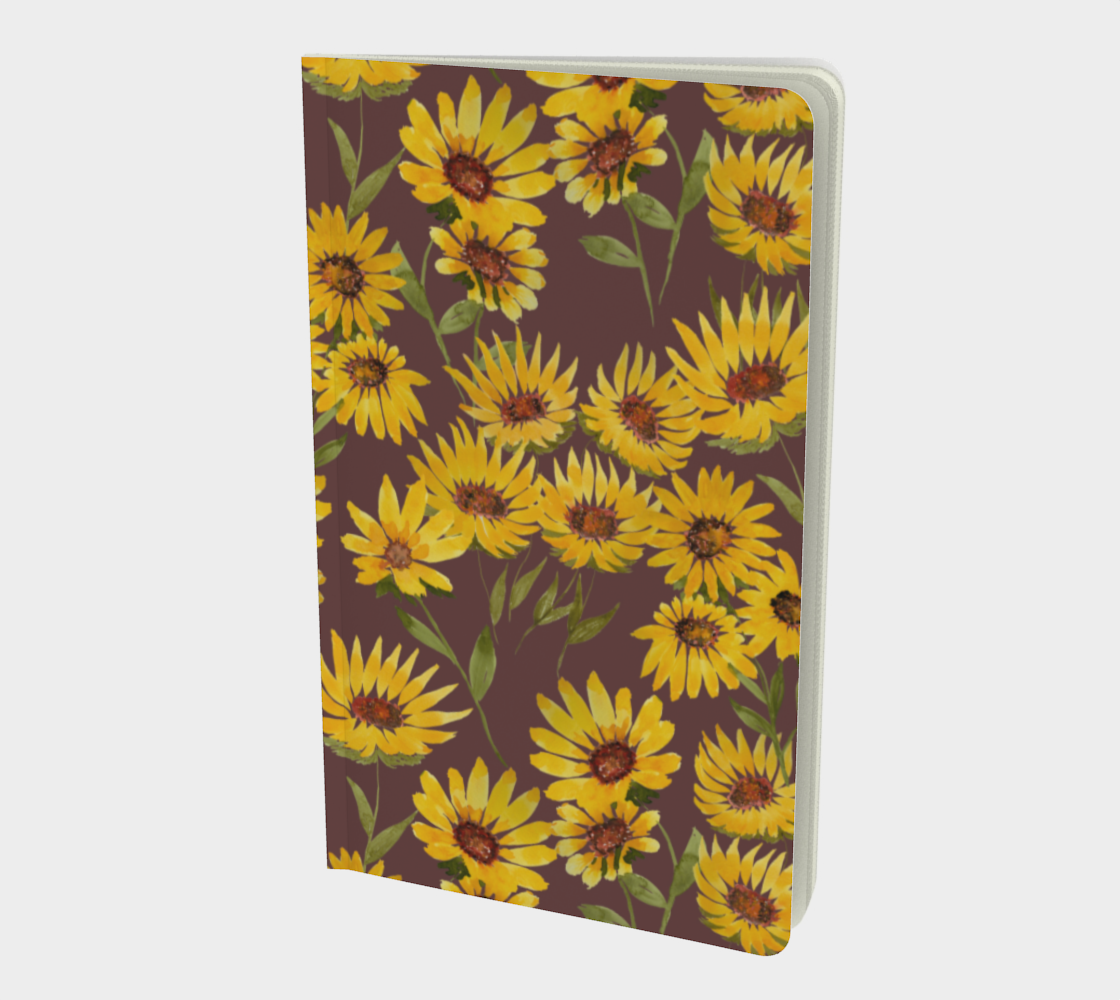 Scattered Sunflowers Journal - Small Size