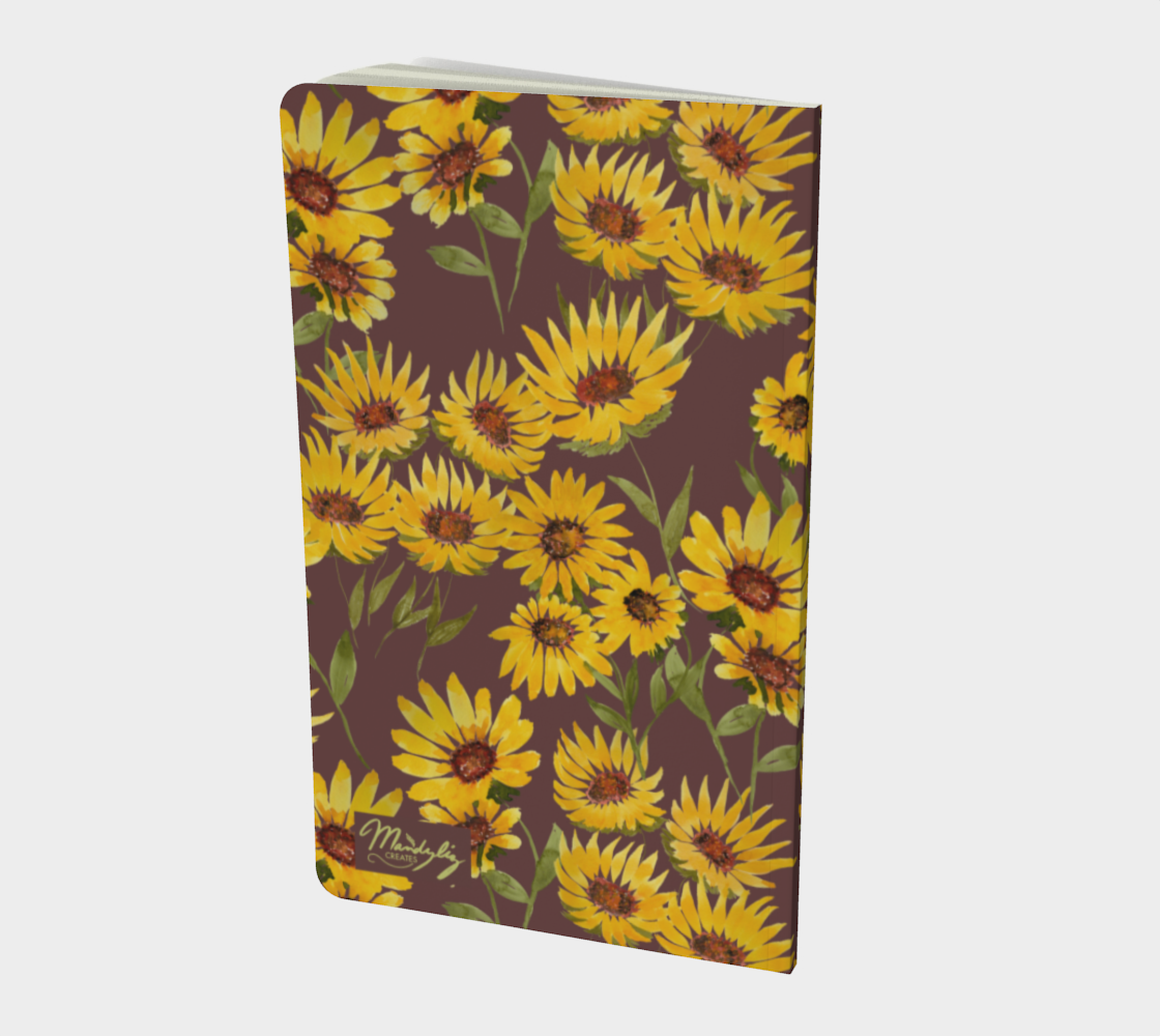 Scattered Sunflowers Journal - Small Size