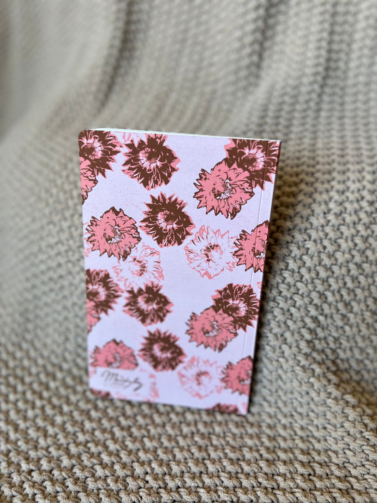Bold Blooms Floral Journal - Small Size - Warm Colorway