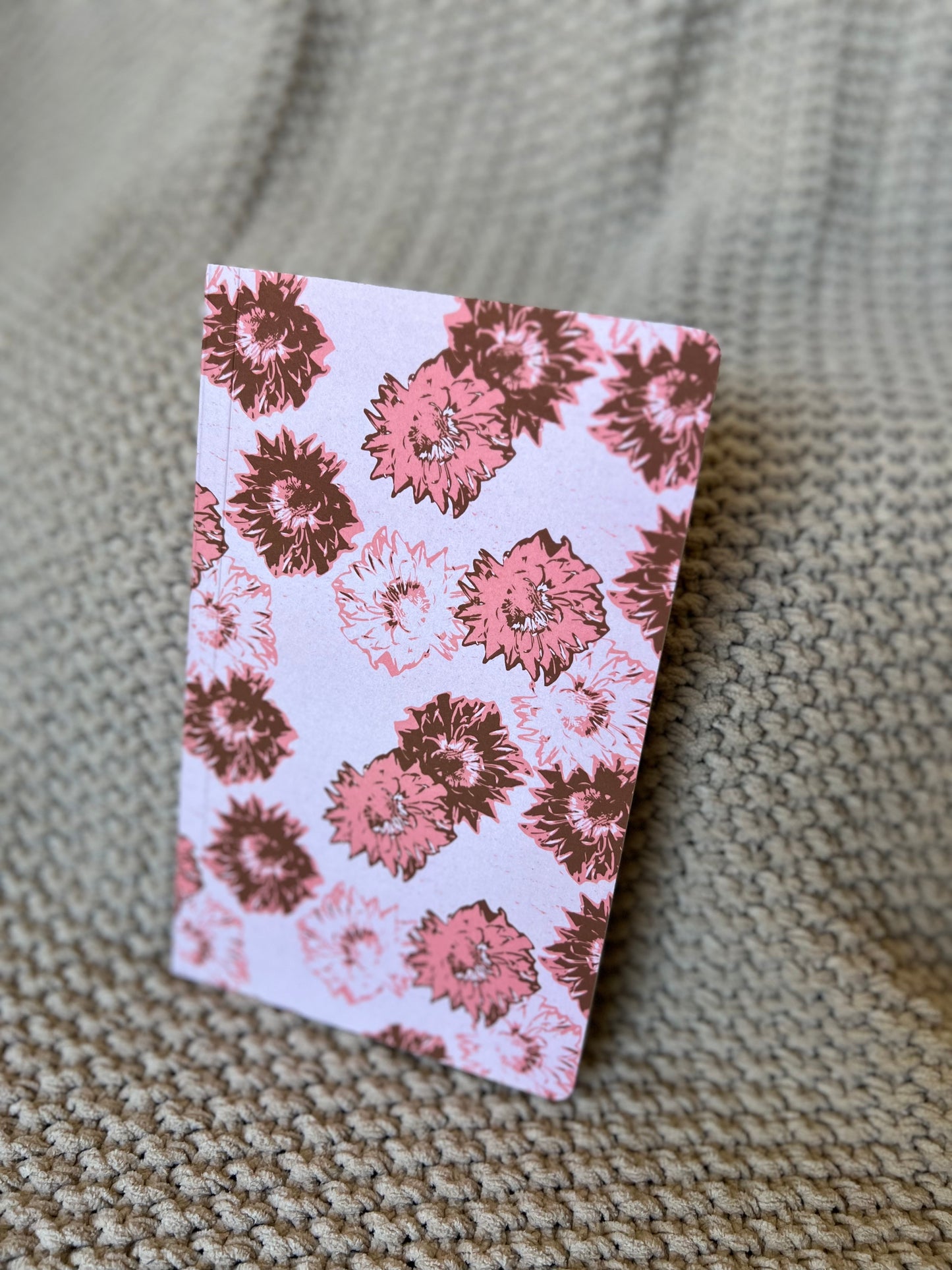 Bold Blooms Floral Journal - Small Size - Warm Colorway
