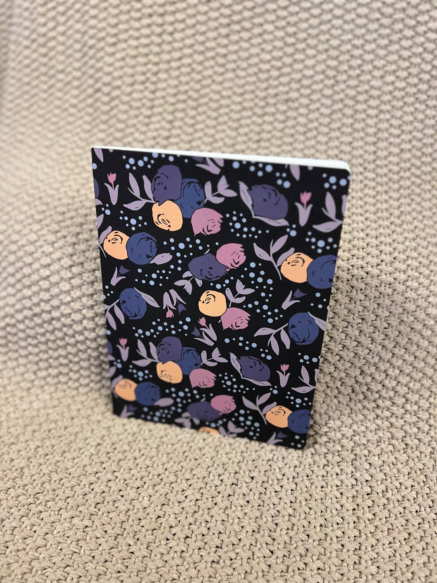 Dare To Be Floral Journal - Large Size - Cool Colorway