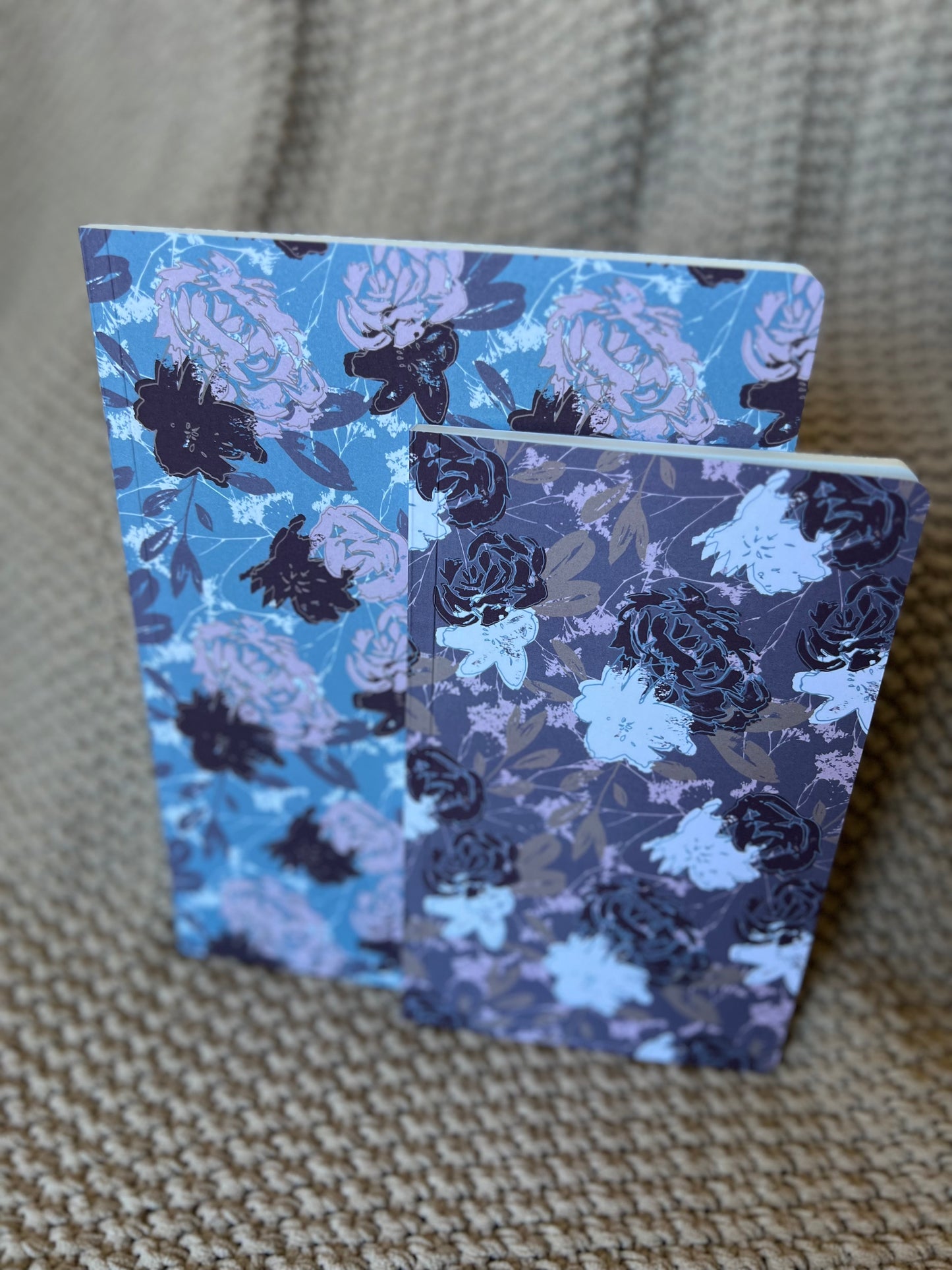 Wild Peonies Floral Journal - Small Size - Purple