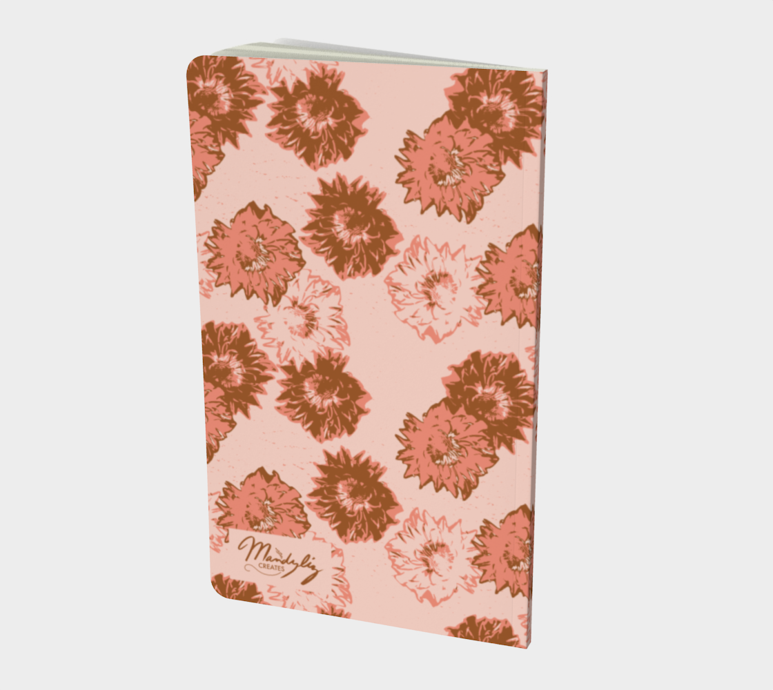 Bold Blooms Floral Journal - Small Size - Warm Colorway