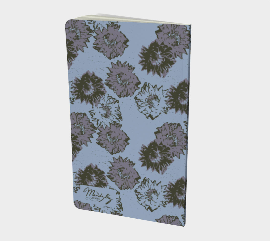 Bold Blooms Floral Journal - Small Size - Cool Colorway