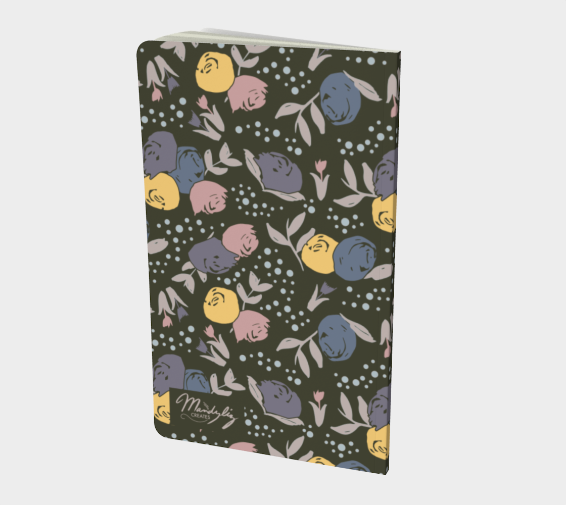 Dare To Be Floral Journal - Small Size - Cool Colorway