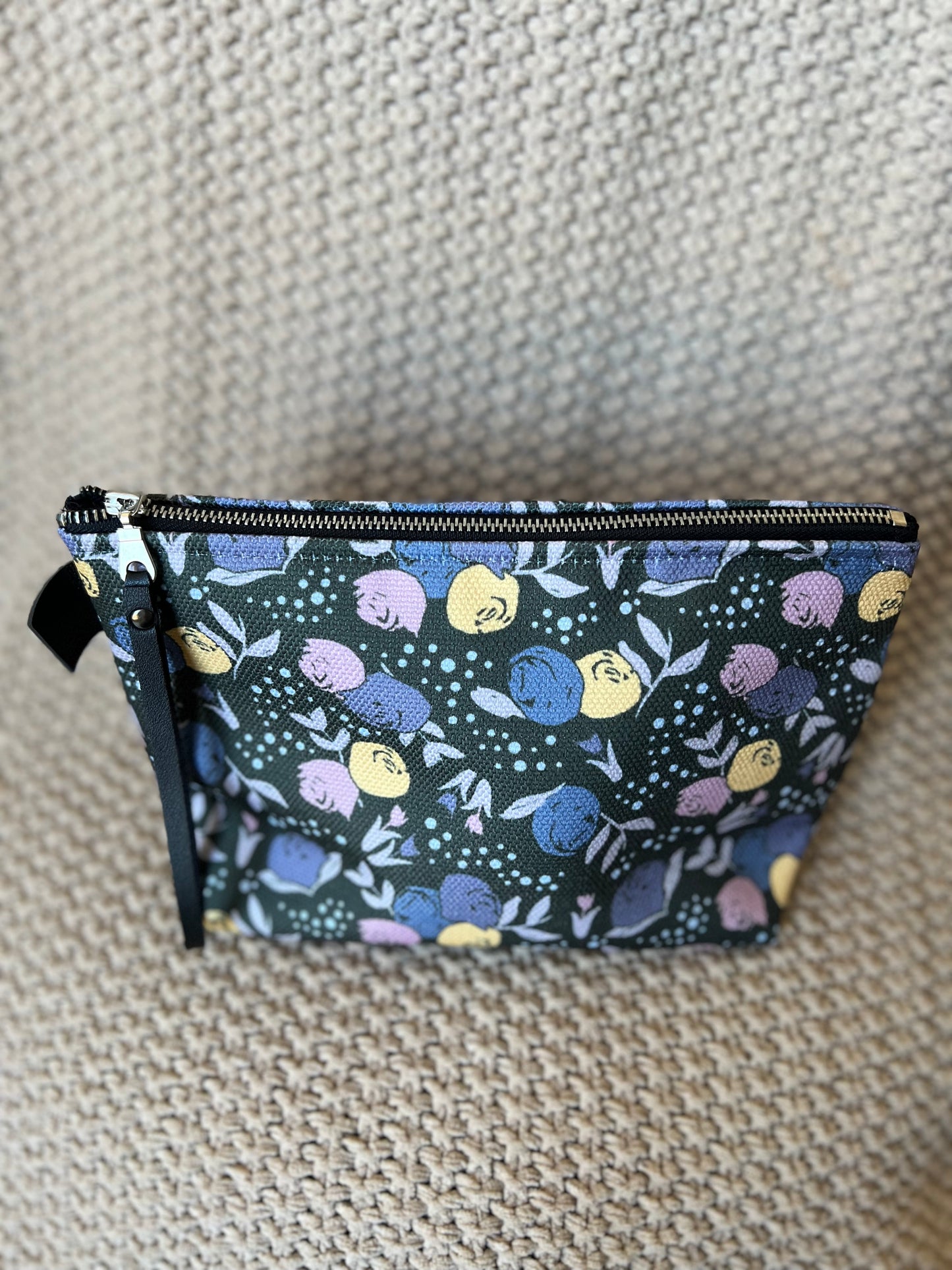 Dare To Be Floral Zipper Pouch - Cool Colorway