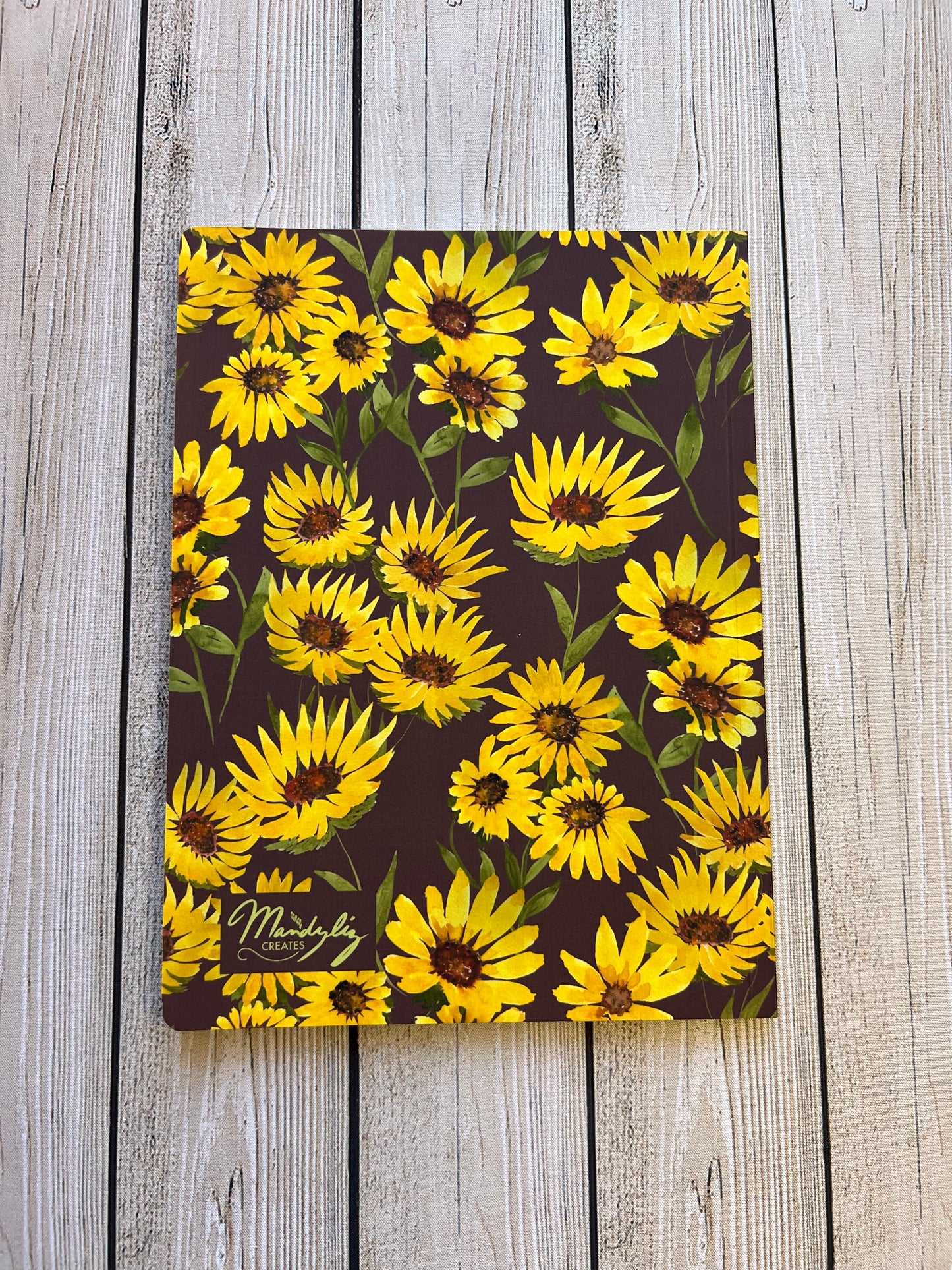 Scattered Sunflowers Journal - Large Size