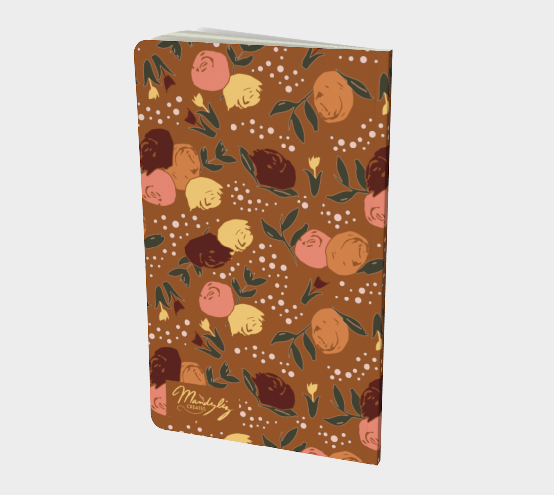 Dare To Be Floral Journal - Small Size - Warm Colorway