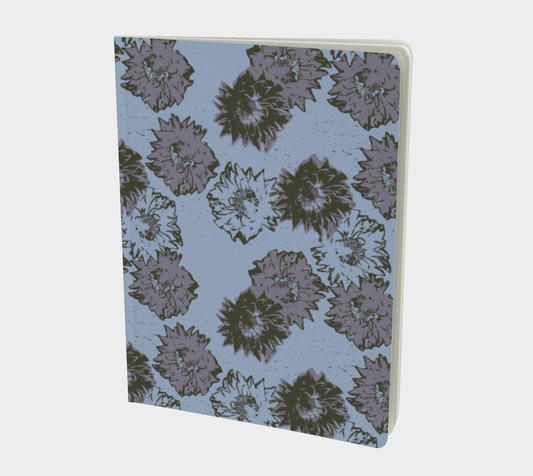 Bold Blooms Floral Journal - Large Size - Cool Colorway