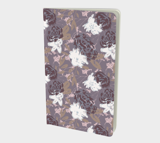 Wild Peonies Floral Journal - Small Size - Purple