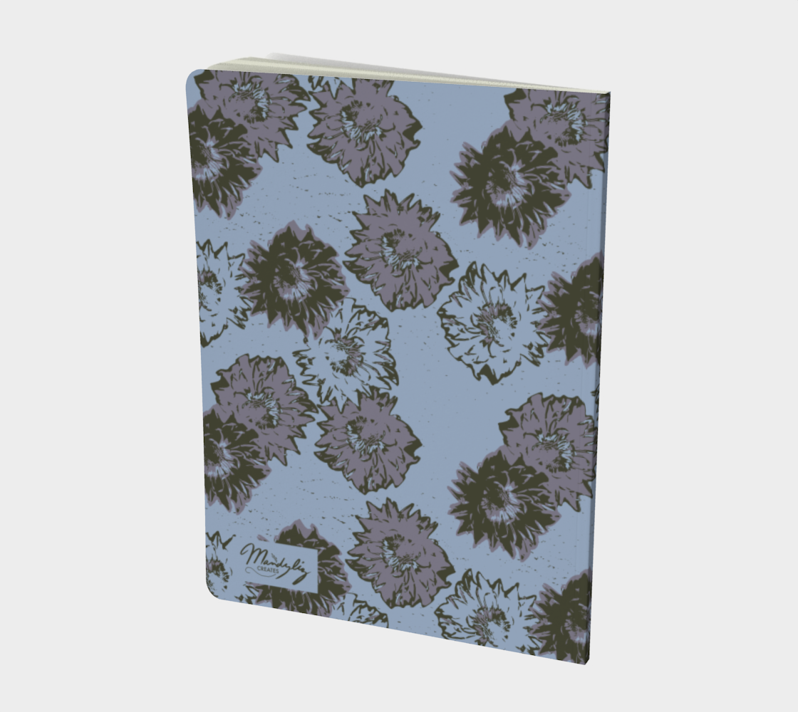 Bold Blooms Floral Journal - Large Size - Cool Colorway